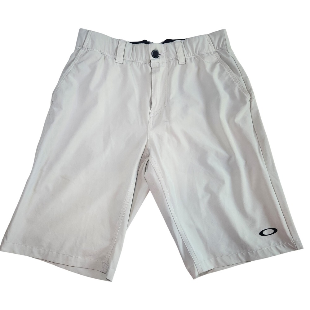 OAKLEY Performance Shorts Mens 28 Beige Khaki Golf